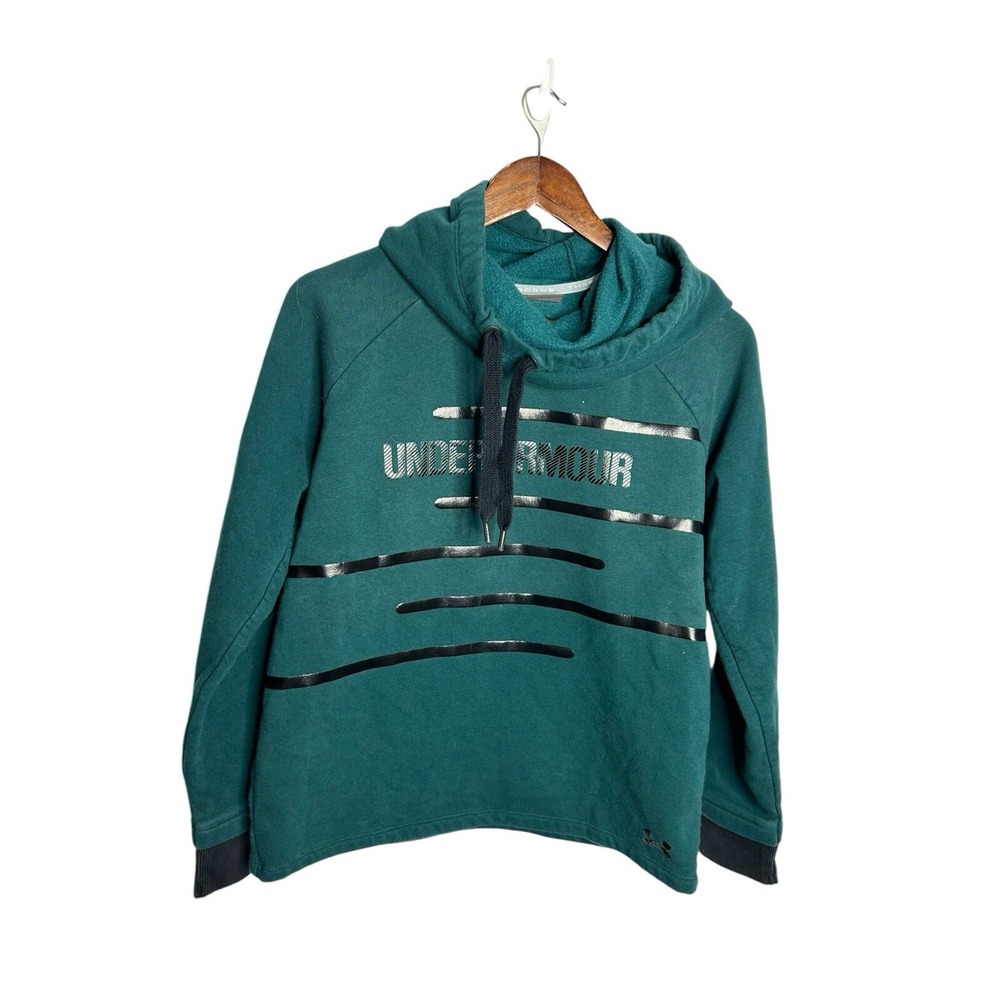 Women's Under Armour Threadborne Logo Hoodie Pullover Sweatshirt Size‎ Small